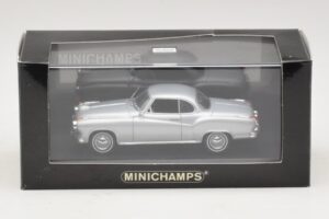 Borgward Isabella Kupeja Sudraba Minichamps 1:43 400096031 Metāls — attēls 5 no 5