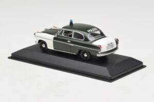 Borgward Isabella Polizei Frankfurt Minichamps 1:43 400096090 Metāls — attēls 3 no 5