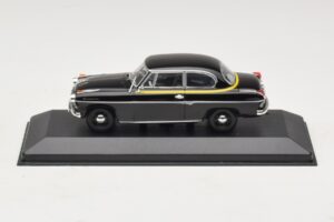 Borgward Isabella Taksometrs Melns Minichamps 1:43 400096095 Metāls