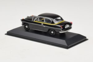 Borgward Isabella Taksometrs Melns Minichamps 1:43 400096095 Metāls — attēls 3 no 5