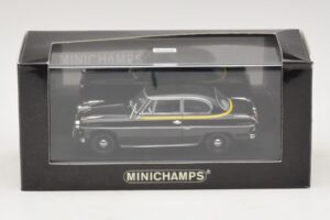 Borgward Isabella Taksometrs Melns Minichamps 1:43 400096095 Metāls — attēls 5 no 5