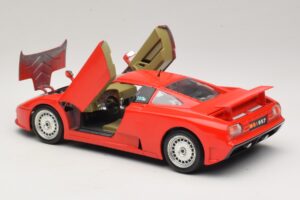 Bugatti EB110 Sarkans Bburago 1:18 3055-P1 Metāls — attēls 5 no 8