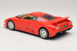 Bugatti EB110 Sarkans Bburago 1:18 3055-P1 Metāls — attēls 7 no 8