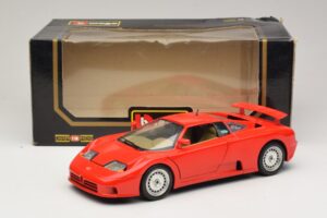 Bugatti EB110 Sarkans Bburago 1:18 3055-P1 Metāls — attēls 8 no 8