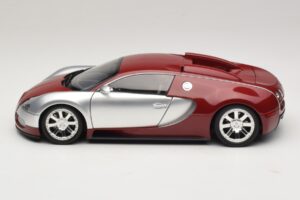 Bugatti Veyron Centenaire Edition Chrome Red Minichamps 1:18 100110851 Metāls — attēls 4 no 8