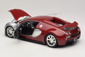 Bugatti Veyron Centenaire Edition Chrome Red Minichamps 1:18 100110851 Metāls — attēls 5 no 8
