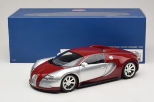 Bugatti Veyron Centenaire Edition Chrome Red Minichamps 1:18 100110851 Metāls — attēls 8 no 8