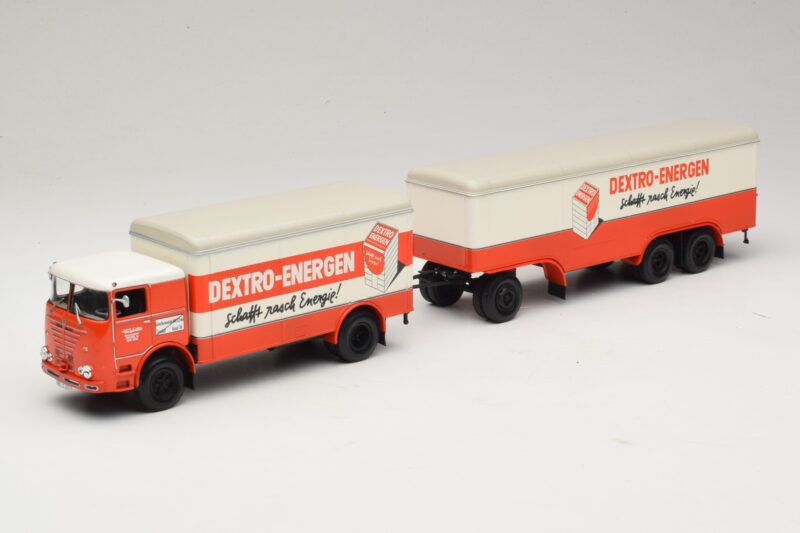 Bussing LU 11/16 Kastes Piekabe Dextro Energen Minichamps 1:43 499073940 Metāls