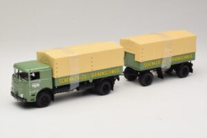 Bussing LU 11/16 Platformas Piekabe Schenker Minichamps 1:43 499073924 Metāls