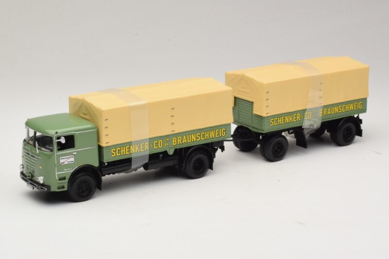 Bussing LU 11/16 Platformas Piekabe Schenker Minichamps 1:43 499073924 Metāls