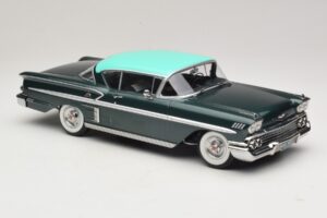 Chevrolet Bel Air Impala Coupe Tumši Zaļš Metālisks & Zaļš KK-Scale 1:18 KKDC181594 Metāls — attēls 4 no 6