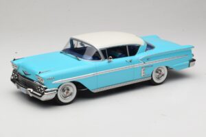 Chevrolet Bel Air Impala Coupe Tirkīza & Krēmkrāsa KK-Scale 1:18 KKDC181593 Metāls