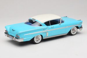 Chevrolet Bel Air Impala Coupe Tirkīza & Krēmkrāsa KK-Scale 1:18 KKDC181593 Metāls — attēls 2 no 6