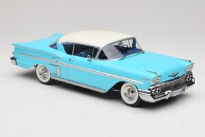 Chevrolet Bel Air Impala Coupe Tirkīza & Krēmkrāsa KK-Scale 1:18 KKDC181593 Metāls — attēls 4 no 6