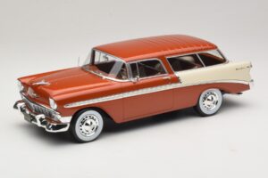 Chevrolet Bel Air Nomad Brūns Metālisks & Krēmkrāsa KK-Scale 1:18 KKDC181294 Metāls