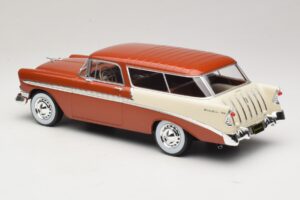 Chevrolet Bel Air Nomad Brūns Metālisks & Krēmkrāsa KK-Scale 1:18 KKDC181294 Metāls — attēls 5 no 6