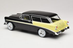 Chevrolet Bel Air Nomad Custom Melns & Gaiši Dzeltens KK-Scale 1:18 KKDC181293 Metāls — attēls 5 no 6