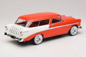 Chevrolet Bel Air Nomad Custom Gaiši Sarkans & Balts KK-Scale 1:18 KKDC181291 Metāls — attēls 2 no 6