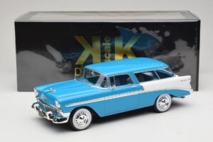 Chevrolet Bel Air Nomad Tirkīza & Balts KK-Scale 1:18 KKDC181292 Metāls — attēls 6 no 6