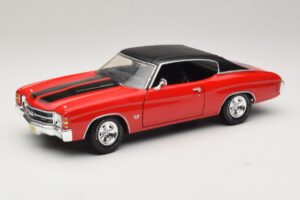 Chevrolet Chevelle SS454 Sarkans Maisto 1:18 31890-P1 Metāls