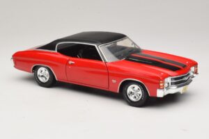 Chevrolet Chevelle SS454 Sarkans Maisto 1:18 31890-P1 Metāls — attēls 6 no 8
