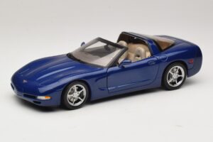 Chevrolet Corvette C5 Commemorative Edition Zils AUTOart 1:18 71157 Metāls — attēls 3 no 9