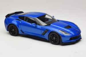 Chevrolet Corvette C7 Z06 Laguna Blue Tintcoat AUTOart 1:18 71265 Kompozīts — attēls 6 no 8