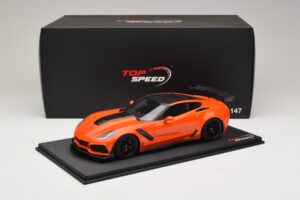 Chevrolet Corvette C7 ZR-1 High Voltage Tint TopSpeed 1:18 TS0147 Sveķi — attēls 6 no 6
