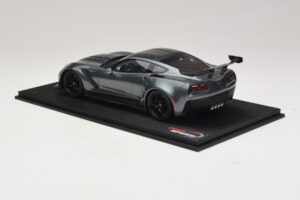 Chevrolet Corvette C7 ZR-1 Shadow Grey Metallic TopSpeed 1:18 TS0148 Sveķi — attēls 5 no 6