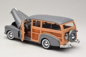 Chevrolet Fleetmaster Woody Pelēks Maisto 1:18 31854 Metāls — attēls 5 no 8