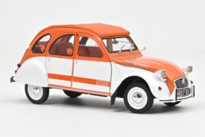 Citroen 2CV Spot Oranžs & Balts Norev 1:18 181473 Metāls — attēls 2 no 3