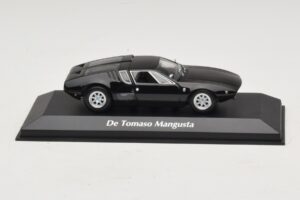 De Tomaso Mangusta Melns Maxichamps 1:43 940127121 Metāls