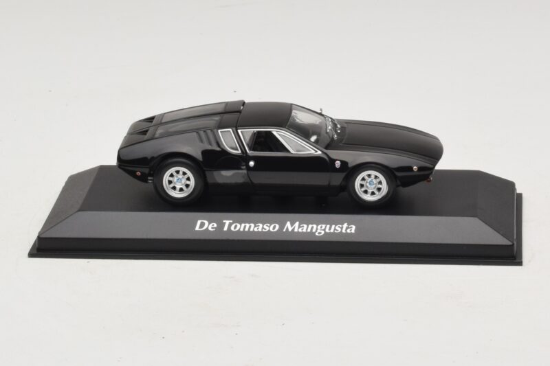 De Tomaso Mangusta Melns Maxichamps 1:43 940127121 Metāls