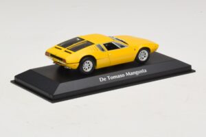 De Tomaso Mangusta Dzeltens Maxichamps 1:43 940127120 Metāls — attēls 2 no 5