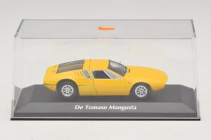 De Tomaso Mangusta Dzeltens Maxichamps 1:43 940127120 Metāls — attēls 4 no 5