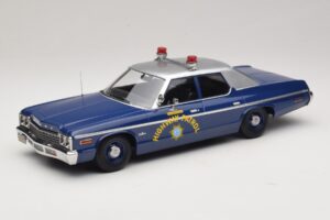 Dodge Monaco Nevada Highway Patrol Zils & Sudrabs KK-Scale 1:18 KKDC181155 Metāls