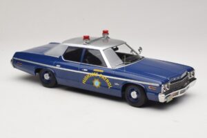 Dodge Monaco Nevada Highway Patrol Zils & Sudrabs KK-Scale 1:18 KKDC181155 Metāls — attēls 4 no 6
