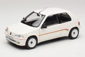 Peugeot 106 Rallye 1.3 baltā krāsā Norev 1:18 184920 Metāls