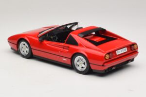 Ferrari 328 GTS Sarkans Ar Melnu Interjeru KK-Scale 1:18 KKDC180551 Metāls — attēls 6 no 7
