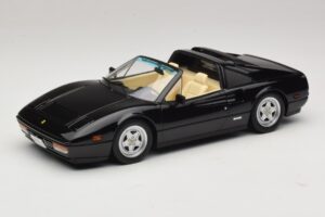 Ferrari 328 GTS US Version Melns Miami Vice Sonny KK-Scale 1:18 KKDC181702 Metāls