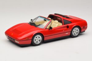 Ferrari 328 GTS US Versija Sarkans Beverly Hills Cop II Ar Bēšu Interjeru KK-Scale 1:18 KKDC181701 Metāls