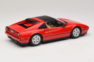 Ferrari 328 GTS US Versija Sarkans Beverly Hills Cop II Ar Bēšu Interjeru KK-Scale 1:18 KKDC181701 Metāls — attēls 3 no 7