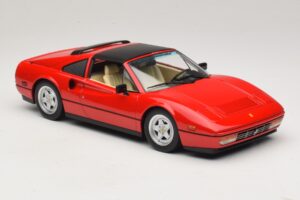 Ferrari 328 GTS US Versija Sarkans Beverly Hills Cop II Ar Bēšu Interjeru KK-Scale 1:18 KKDC181701 Metāls — attēls 5 no 7