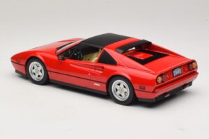Ferrari 328 GTS US Versija Sarkans Beverly Hills Cop II Ar Bēšu Interjeru KK-Scale 1:18 KKDC181701 Metāls — attēls 6 no 7