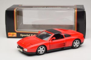 Ferrari 348 TS Sarkans Maisto 1:18 31804 Metāls — attēls 8 no 8