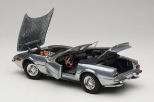 Ferrari 365 GTS Chrome Silver Hot Wheels 1:18 25738 Metāls — attēls 5 no 8