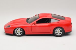 Ferrari 550 Maranello Sarkans Majorette 1:18 5974 Metāls — attēls 4 no 8
