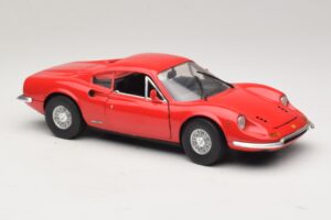Ferrari Dino 246 Sarkans Majorette 1:18 5271 Metāls — attēls 6 no 8