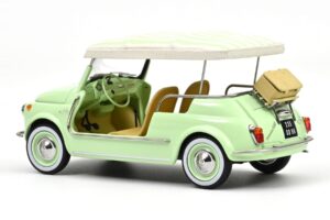 Fiat 500 Jolly Zaļš Norev 1:18 187794 Metāls — attēls 3 no 5