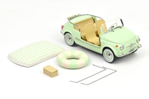 Fiat 500 Jolly Zaļš Norev 1:18 187794 Metāls — attēls 5 no 5